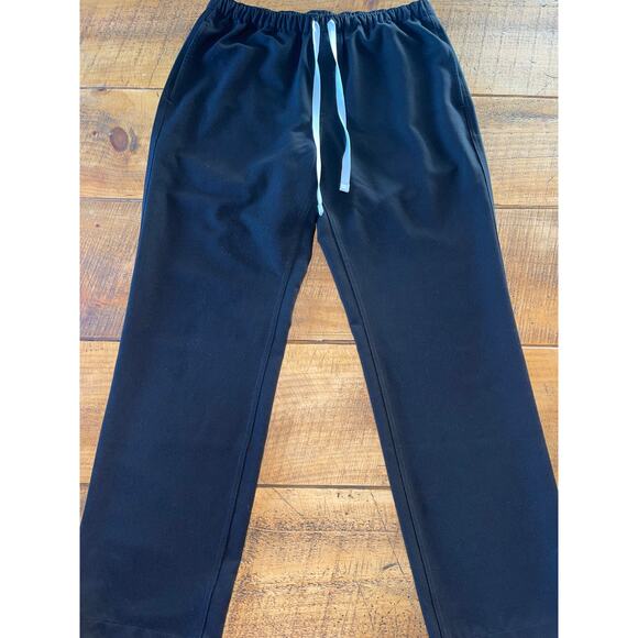 Womens‎ FIGS Technical Collection Black Scrub Pants Straight Leg Size Small - Picture 1 of 9